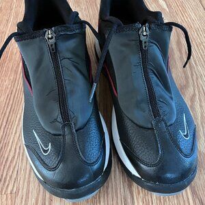 Women Nike Air Golf Cleats LN2 Size 6 Black White 302926-001
